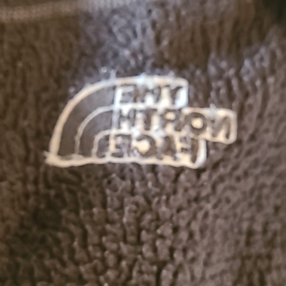 Northface full zip fleece jacket. Dark gray mens sz. Med.(#486) - Picture 9 of 11